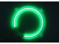 8cm Green Neon Cathode Circle to be fitted to case fans
