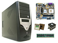 Novatech Barebones Bundle AMD Sempron XP2600 Heatsink and Fan- 256Mb- Socket A Motherboard