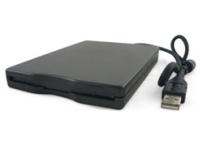 External Floppy Drive - 1.44Mb Floppy Disk - USB - Black