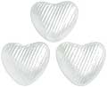 Novelty Chocolate Co. 90 White, foil wrapped, milk chocolate hearts