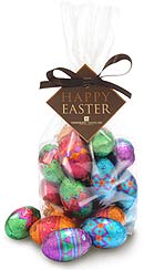 Novelty Chocolate Co. Pastel Foil, Milk Chocolate Easter Eggs