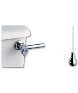 Cistern Lever and Light Pull Set