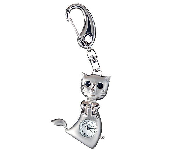 Novelty Key Ring Watches Cat
