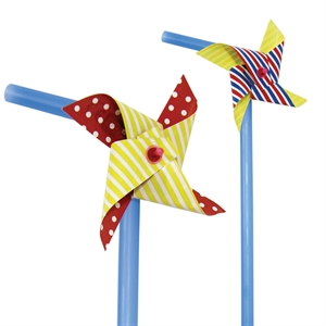 Novelty Windmill Straws