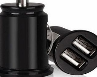 - Black Dual Twin Port USB In Car Cigarette Socket Lighter Charger Adapter For Iphone 3 GS 4 4S 5 5C 5S Ipad 2 3 4 Air 5 Ipod Touch Nano Classic 5th Generation Samsung Tab Note Galaxy S