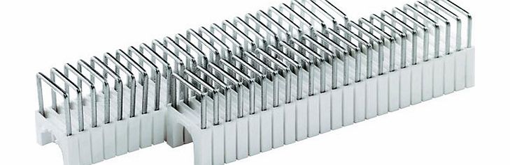 Novus Type K/12 Cable Staples - 12mm - White -