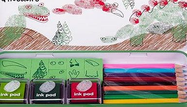 NPW Dinosaur Finger Paints Art Set