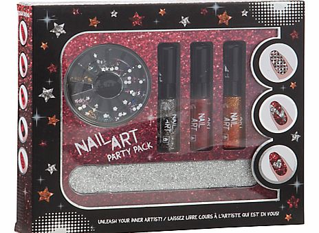 NPW Party Nail Art Glitter Gift Set, Multi