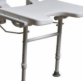 NRS Healthcare Economy Wall Mounted Shower Seat