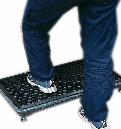 NRS Healthcare Plastic Half-Step Door Access Aid - Step Height 11 cm/4.5 Inches