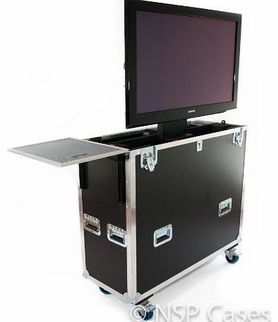 NSP Cases Motorised Lift Flight Case For 42 inch Plasma Screens