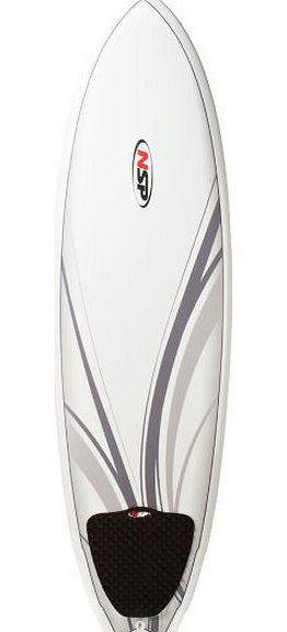 Mens NSP Fish Grey Surfboard - 7ft 4