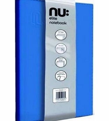 NU  Elite B5 PU Case Bound Notebook - Blue