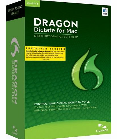 Nuance Communications, Inc. Dragon Dictate 3.0: Educational Online Validation Program (Mac)