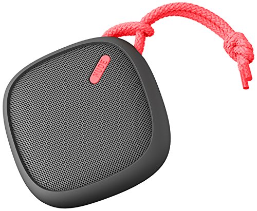 Move M Universal Portable Wireless Bluetooth Speaker - Charcoal/Coral