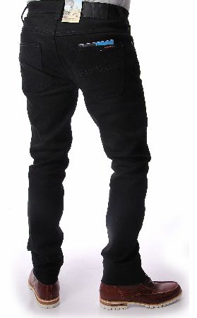NUDIE Jeans CO Grim Trim Black Slubs