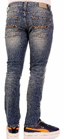 NUDIE Jeans Company Grim Tim Crispy Used Jeans