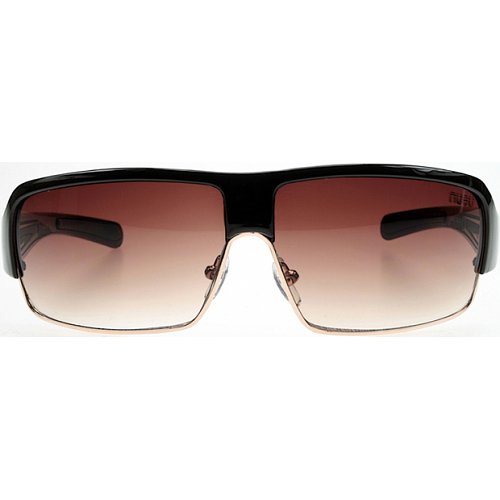 Nueu Mens Nueu Corona Sunglasses Brown Gold