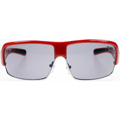 Nueu Mens Nueu Corona Sunglasses Shiny Red