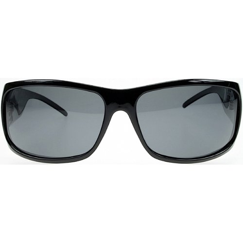 Mens Nueu Lightwave Polarised Sunglasses Shiny Black