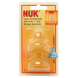 nuk First Choice Latex Size 2 Large Feed