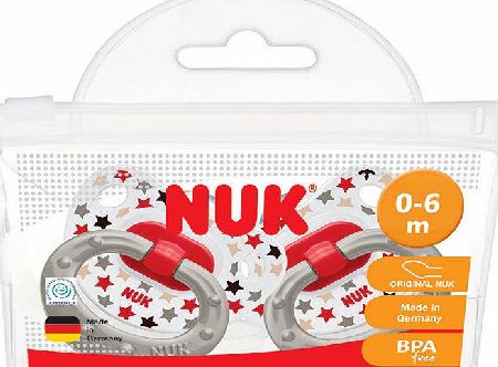 NUK Happy Days Silicone Soother Boys Size 1