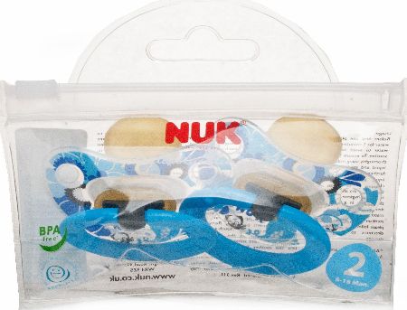 NUK Happy Kids Latex Soother for Boys Size 2