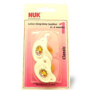 Nuk Latex Soother Classic Size 1 - 0-6 months - size: Twin