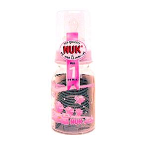 nuk Silicone Baby Rose 125ml Bottle cl
