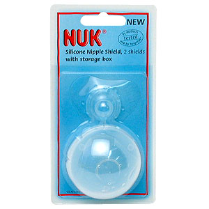Nuk Silicone Nipple Shield With Storage Box - size: Twin Pack
