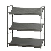 NULL 3-Shelf Metal Presentation Bookcase