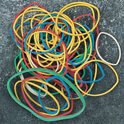 NULL Coloured Rubber Bands