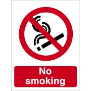 NULL Inch.No SmokingInch. PVC Sign