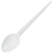 NULL Plastic Dessert Spoons