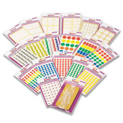 NULL White Round Labels