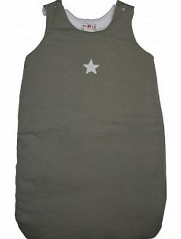Numae Baby sleeping bag star - grey M