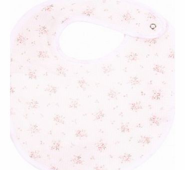 Numae Pink flowers Roudoudou Bib `One size