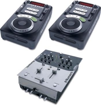 Numark 2x Axis 9 and DM1002Mk2 Package - SIKIT001