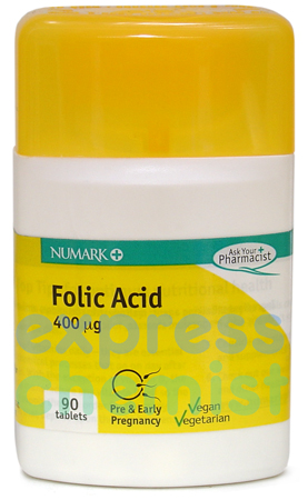 Folic Acid (x90 tablets)