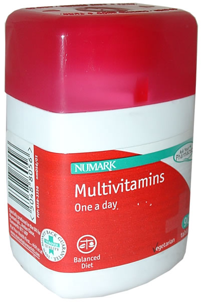 Numark One-a-Day Multivitamins (x90 tablets)