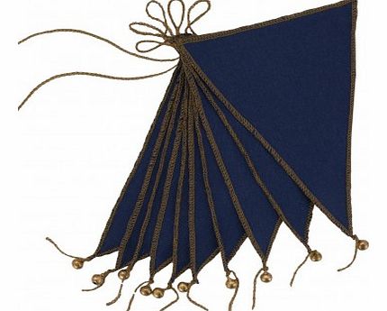 Numero 74 Bunting Flags - navy blue `One size
