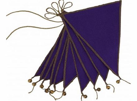 Numero 74 Bunting Flags - violet `One size
