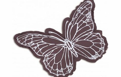 Numero 74 Butterfly cushion - plum S