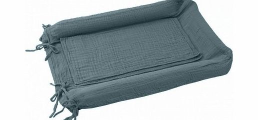 Numero 74 Changing mat cover - grey blue `One size