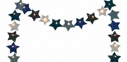 Fairy lights garland - blue stars `One size