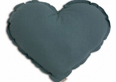 Numero 74 Heart cushion - grey blue S,M