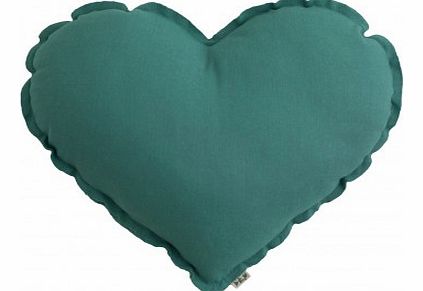 Numero 74 Heart cushion Turquoise S,M