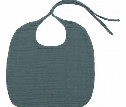 Round bib - Grey blue `One size