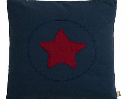 Numero 74 Super Hero cushion - navy blue `One size