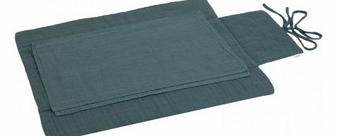 Travel changing mat - Grey blue `One size